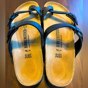 NWT Birkenstock Mayari. Purchased in Denmark and never worn - too narrow for me!